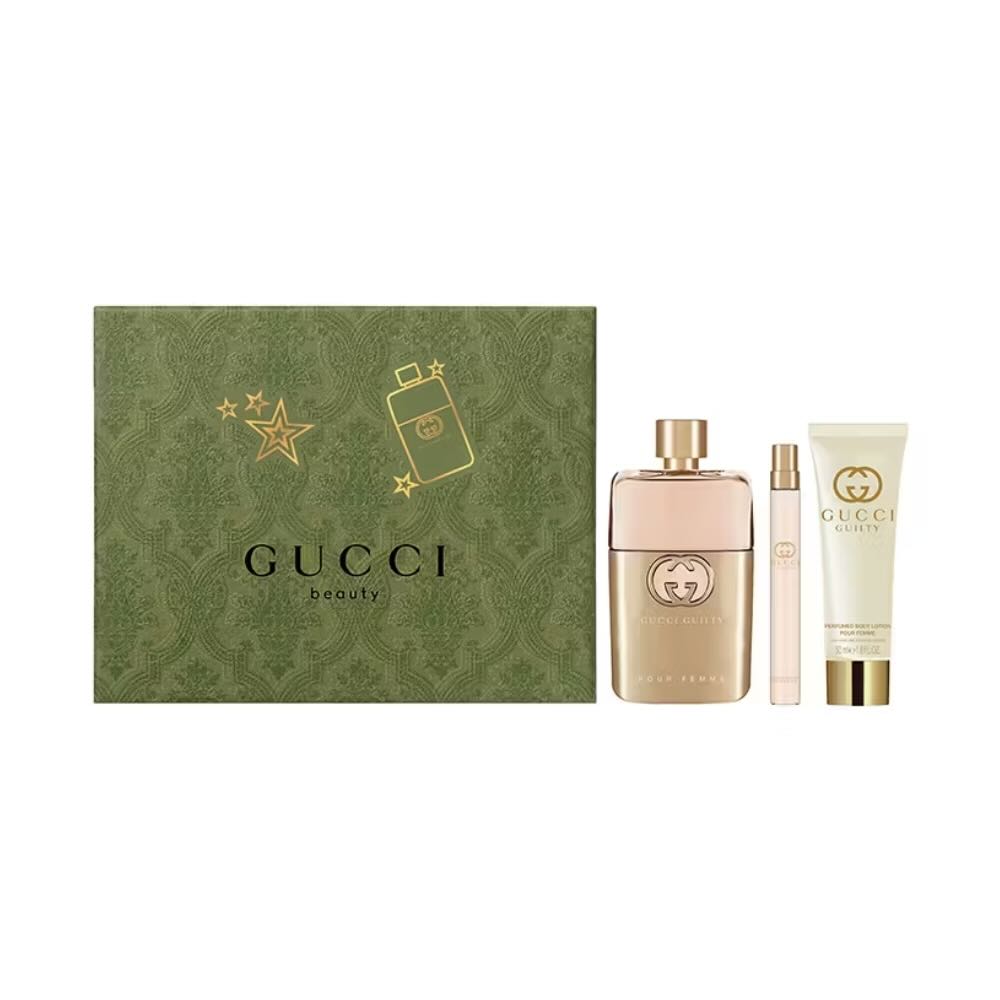 Set Gucci Guilty Pour Femme EDP 3Pcs 90ml (90ml, 10ml, Lotion 50ml) - Hình ảnh chính